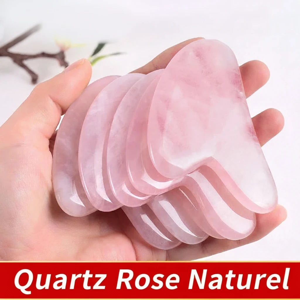 Gua Sha en Pierre Naturelle - Outil de Soin du Visage