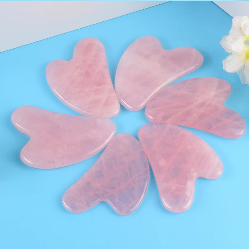 Gua Sha en Pierre Naturelle - Outil de Soin du Visage