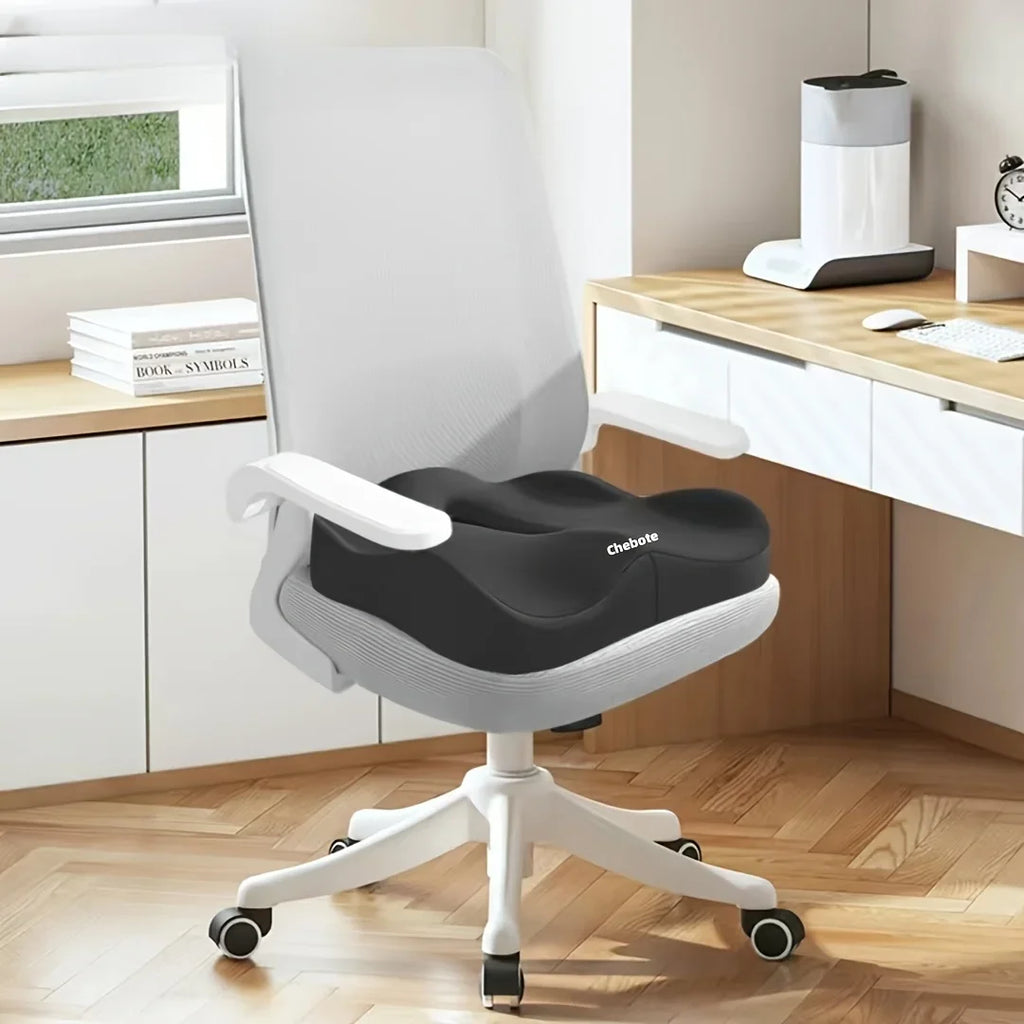 Coussin de Siège en Mousse à Mémoire de Forme - Support Ergonomique 3D
