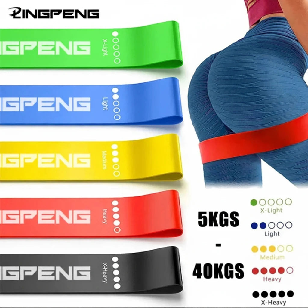 Bandes de Résistance Élastiques - Set Fitness Jambes & Fessiers